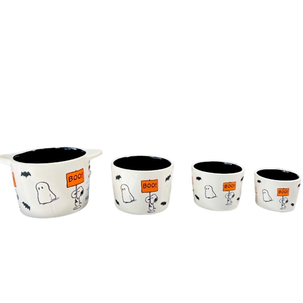Peanuts x Raw Dunn NEW 2024 VHTF Halloween Measuring Cup Set/4 🎃